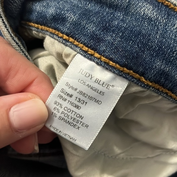 Judy Blue Straight Jeans Size 13/31 - Picture 6 of 10